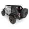 Smittybilt 0718 WRANGLER JK 4 DR BOWLESS COMBO TOP KIT W/TINTED WINDOWS; BLACK DIAMOND 9083135K - alternate 6
